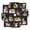 black, variant on 12 Openings Decorative Collage Picture Frame for 4x6 & 5x3.5 Photos, Ornate Scroll Grey Multi‑Photo Gallery Wall Frame, 21.9”W × 20”H Vintage Wall Hanging Photo Collage for Home Decor