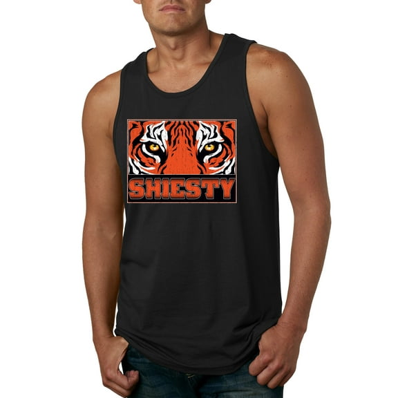 Wild Bobby Cincinnati Football Joe Sheisty Sports Men Graphic Tank Top, Black, Small