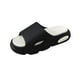 thumbnail image 1 of Zapatillas de ducha para hombre, sandalias de punta abierta, de secado rápido, zapatos casuales de verano, duraderos para Negro 44 45, 1 of 9