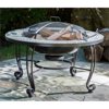 Pemberly Row 33.5" Round Wood Burning Fire Pit
