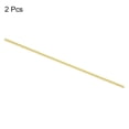 thumbnail image 3 of Uxcell 2Pcs Brass Rods 0.16 x 11.81" Brass Solid Round Stock Lathe Bar for Knife Handles Pin DIY Craft Model Plane, 3 of 6