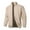 Khaki, variant on HKEJIAOI Men's Lightweight Jacket Jacquard Full Zip Stand Collar Casual Stylish Bomber Jacket Varsity Coat