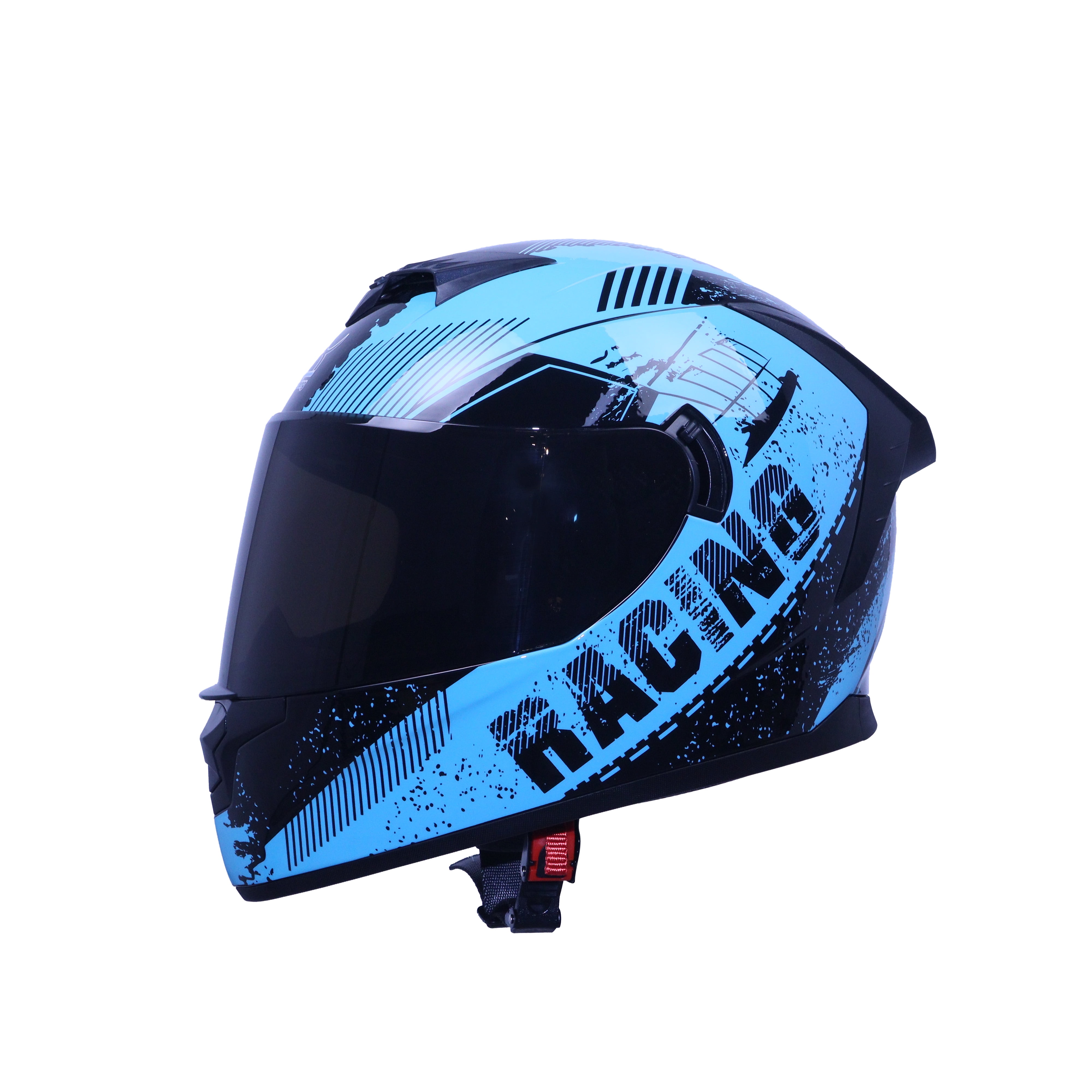 shamofeng Full-Face Adult Motorcycle Helmet, Motocross ATV Offroad Dirt Bike Helmet DOT Approved, S Size