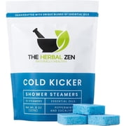 Cold Kicker Aromatherapy Eucalyptus Shower Steamers, Mothers Day Gift for Mom, Self Care Gifts, Made in the USA