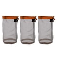 thumbnail image 1 of 3Pcs Travel Camping ligero Malla Material Saco Bolsa Con Cordón Sunnimix Bolsas de cordones deportivos, 1 of 8