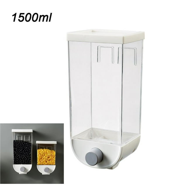 Shengyu Wall-mounted Storage Jar Hanging Food Container Transparent Oatmeal Dispenser