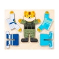 thumbnail image 4 of Juego de Rompecabezas de madera CUTICAT Montessori para vestir tigre, 4 of 8