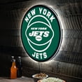 thumbnail image 6 of New York Jets LED XL Round Wall D-cor, 6 of 6