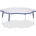 thumbnail image 2 of Six Leaf Activity Table - 60", A-height - Freckled Gray/Blue/Gray, 2 of 2