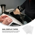 thumbnail image 2 of Chok4 Sheets Double-sided Adhesive Tapes White Rectangular for Nail Art Display Traceless, 2 of 8