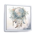 thumbnail image 2 of Designart "Teal Dream Catcher delicate Weavings" Landscapes Floater Framed Canvas Print, 2 of 7