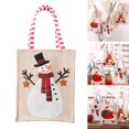thumbnail image 5 of Bag Gift Storage Bag Pouch Xmas Favor Tote Decoration for Festival Holiday Presents Kids Children Snowman, 5 of 8