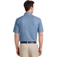thumbnail image 3 of Port & Company ®  - Short Sleeve Value Denim Shirt. Sp11 2Xl Faded Blue*, 3 of 4