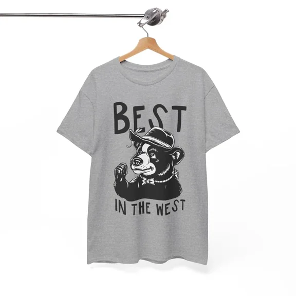 Kiraa Tee With Best In The West T-Shirt S-5Xl | Hilarious Tee | Joke Humor Birthday Gifts; For Men & Women