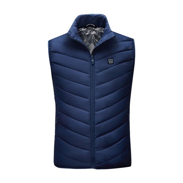 Chaleco calefactor con USB Zona 9, cuello alto, chaleco inteligente, calefacción eléctrica para hombres y mujeres, temperatura constante, calefacción corporal completa, espalda