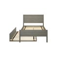 thumbnail image 4 of Max & Lily Twin Bed with Trundle, Classic Solid Wood Platform Bed with Panel Headboard, 4 of 10