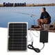 thumbnail image 2 of Panel solar de 5 W y 5 V, alta potencia de salida, alta eficiencia de conversión, diseño portátil, oxigenador, conjunto de paneles solares de silicio monocristalino., 2 of 7
