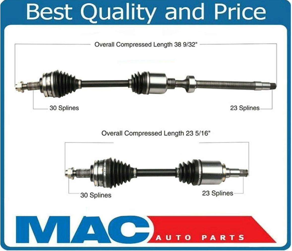 APM Front Left Or Right CV Drive Axle For Mercedes E350 4Matic Sedan 2010-2016 – With Nut