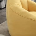 thumbnail image 5 of Jopath Bean Bag Chair with Footstool, Lazy Sofa for Adults and Kids, Floor Sofa for Gaming Reading Living Room Bedroom Yellow, 5 of 8