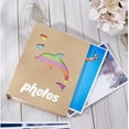 thumbnail image 4 of Paper Cover Photo Album Dolphin Hollow Picture Storage Album with 4x6 Photo Sleeves 50 Page Holds 100 Pictures Photo Book for Student Graduation Gift Wedding Travel, 4 of 9
