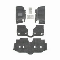 BedRug Floor Kit (Charcoal) - BRJK07F4 Fits select: 2015-2018 JEEP WRANGLER UNLIMITED, 2012-2014 JEEP WRANGLER