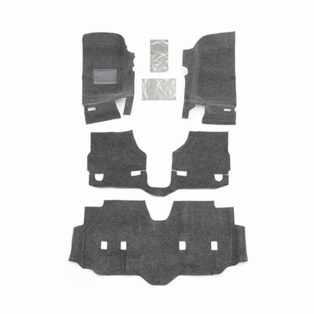 BedRug Floor Kit (Charcoal) - BRJK07F4 Fits select: 2015-2018 JEEP WRANGLER UNLIMITED, 2012-2014 JEEP WRANGLER