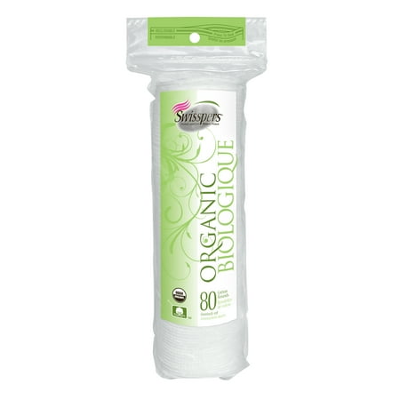 Trim Organic Cotton - Swisspers Organic Cotton Rounds, 80 count
