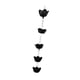 thumbnail image 2 of Cadena de lluvia Cadena de lluvia Desviador de agua Accesorios Diseño de flores Soporte para bajante Estilo B, 2 of 9