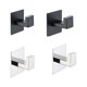 thumbnail image 1 of Gancho para toallas de baño de cuatro piezas, gancho para baño, gancho de pared para cocina, gancho para colgar abrigos autoadhesivo de acero inoxidable cromado, gancho detrás de la puerta, 1 of 1