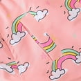thumbnail image 5 of IROINNID Child's Hooded Windbreaker Zipper Shirt Cartoon Rainbow Coat Water Proof Jacket, 5 of 9
