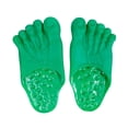 thumbnail image 1 of Qarigey Zapatillas divertidas de PVC para pies descalzos, zapatos para niños, mujeres y hombres, adultos Calzado Verde 36-42 yardas, 1 of 1