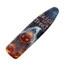 HELLHERO Ironing Board Cover with Trick or Treat Pattern, 15x54 Inches Polyester - Ironing Board Cover and Pad for Craft Corner, Sewing Nook, Home Studio