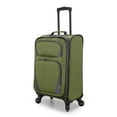 US Traveler Forza 2pc Softside Rolling Suitcase Luggage with Spinner