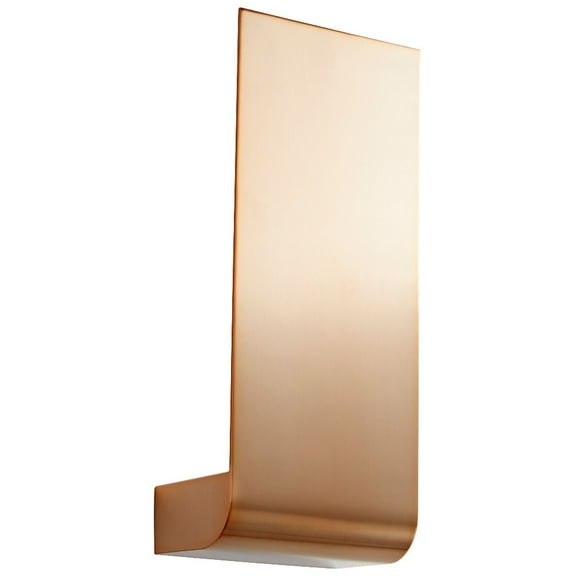 12.63 Inch 120V 10.1W 1 Led Wall Sconce-Satin Copper Finish-3000 Color Temperature Oxygen Lighting 3-535-25