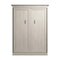 thumbnail image 5 of Bestar Versatile 64" Engineered Wood Full Murphy Bed in Linen White Oak, 5 of 12