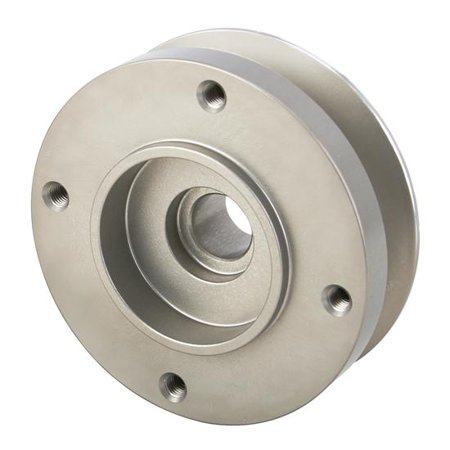 Ford Alternator Pulley - Offenhauser Flathead Alternator Pulley w/ Fan Mount, 1932-38 Ford