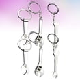 thumbnail image 4 of NUOLUX 6pcs Fathers Day Gift Keychains Mini Imitation Tools Key Holder Wrench Pendant Metal Key Rings Craft Ornaments For Car Key Bag Hanging, 4 of 6