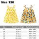 thumbnail image 2 of Vestidos de verano para niña pequeña, vestido de playa sin mangas con tirantes, vestido de fiesta para niña, 130cm, 2 of 5