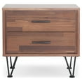 thumbnail image 2 of ACME Deoss Nightstand with 2 Drawers in Walnut, 2 of 7