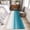 Turquoise, variant on Turquoise White Ombre Runner Rug 2x6 FT,Non Slip Hallway Rugs,Modern Country Abstract Stripes Washable Soft Floor Carpet Throw Runner Carpet Long Rugs for Entryway Kitchen Bedside Sliding Door
