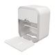thumbnail image 5 of Caja de almacenamiento para baño, soporte para toallas de papel de pared resistente al agua y sin perforaciones, 5 of 8