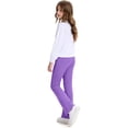 thumbnail image 7 of RUTAYY Girls Flared Pants Plush Leggings Fall Winter Solid Color Leggings Casual Warm Bottom Slacks Fashion Vacation Trousers, 7 of 7