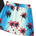 thumbnail image 5 of Toddler Boy Outfits Kids Boys Summer Tree Letter Print Vest and Tropical Leaf Prints Shorts Beachwear 2 Piece Set Baby Outfits Black 18 Months-24 Months, 5 of 5