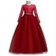 thumbnail image 5 of Vestido de novia de encaje con diamantes y minifalda para niña, vestido de princesa, vestido de actuación, 5 of 5