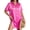 Rose Pink, variant on MOYIKO Swimsuit Coverup for Women Silk Stain Summer Tops Bathing Suit Cover Up Button Down Shirts Beach Outfits Dress