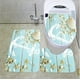 thumbnail image 1 of Juego de alfombras de baño de 3 piezas, alfombrilla de pedestal de ancla náutica, alfombrilla de baño antideslizante, tapa de inodoro, juego de alfombras de inodoro, estrella de mar 39 oso de fresa  Hogar, 1 of 6