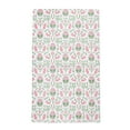thumbnail image 3 of Two's Company Spring Soiree Set of 2 Dish Towels Includes 2 Styles: Embroidered with Pom-Pom Trim and Printed Pattern - Cotton, 3 of 4