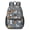 Mixed Breed Dogs, variant on Dog Bone Brown Pattern 17" School Backpacks for Teens,Waterproof Oxford Fabric,S-Shape Padded Straps for School,Travel,Hiking,Camping