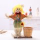 thumbnail image 2 of Cesta de dulces de frutas con forma de muñeca Kawaii, regalo para niños, cuenco para otoño, artículos de Halloween, decoración fantasma para el hogar, decoración tejida a mano linda, 2 of 3