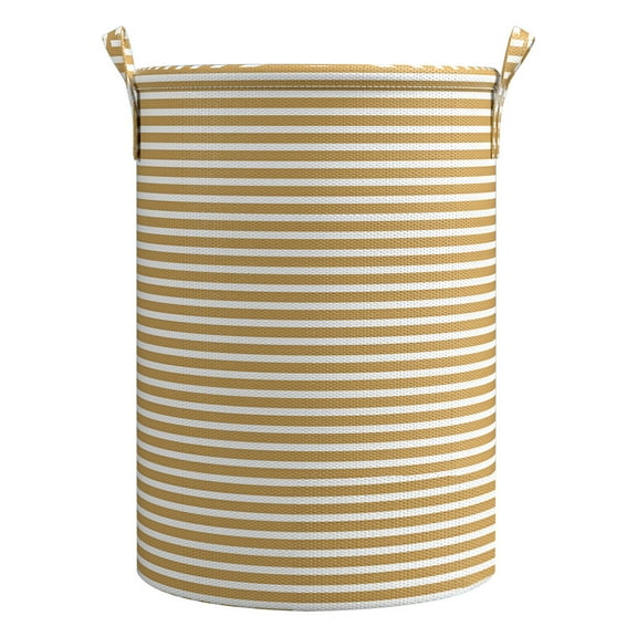 Kumdkd 22" Foldable Laundry Hamper with Handles - Collapsible Dirty Clothes Basket for Bathroom, Dorm & Toy Storage - Space-Saving Non-Woven Fabric (L)